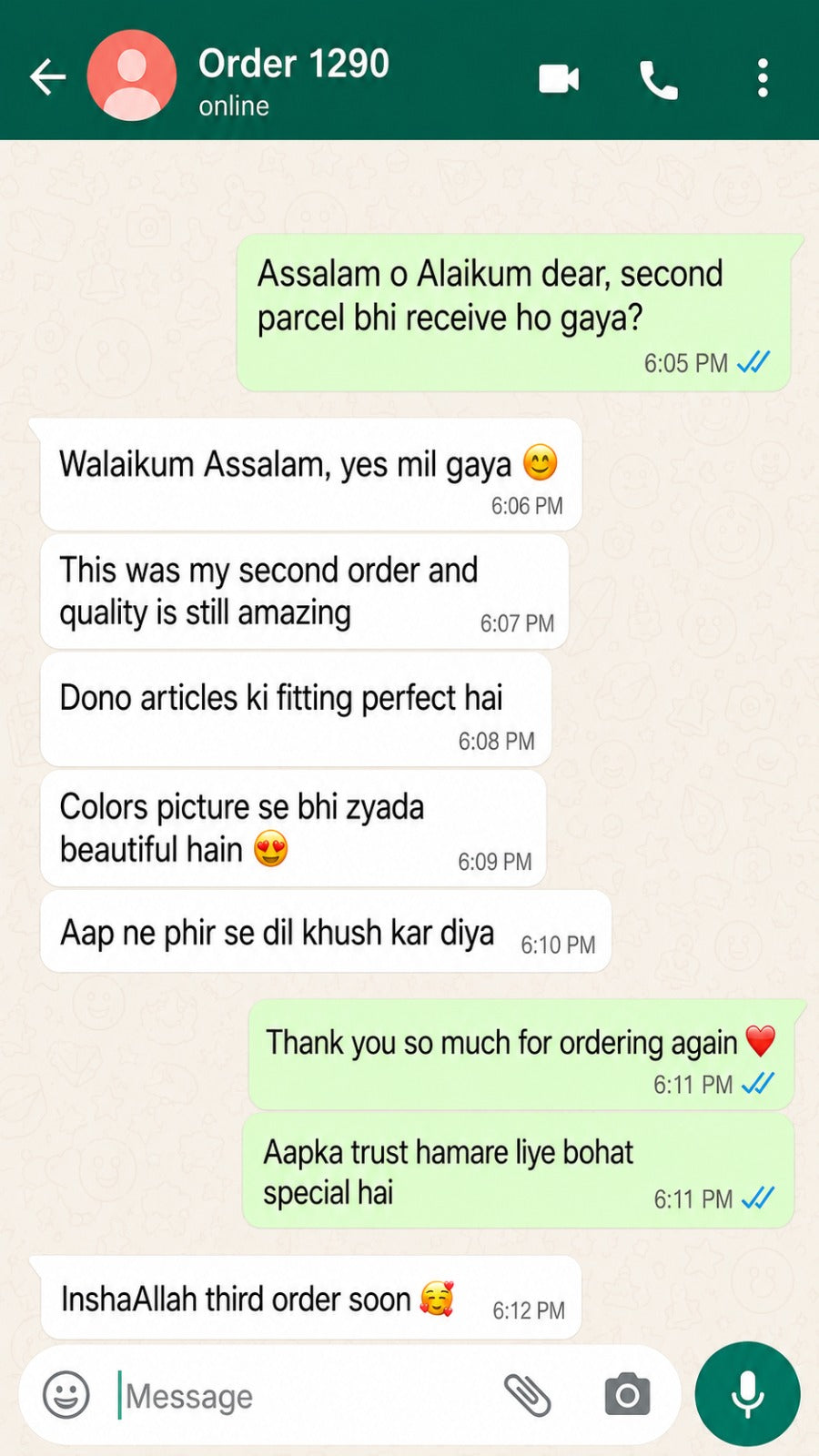 Customer review