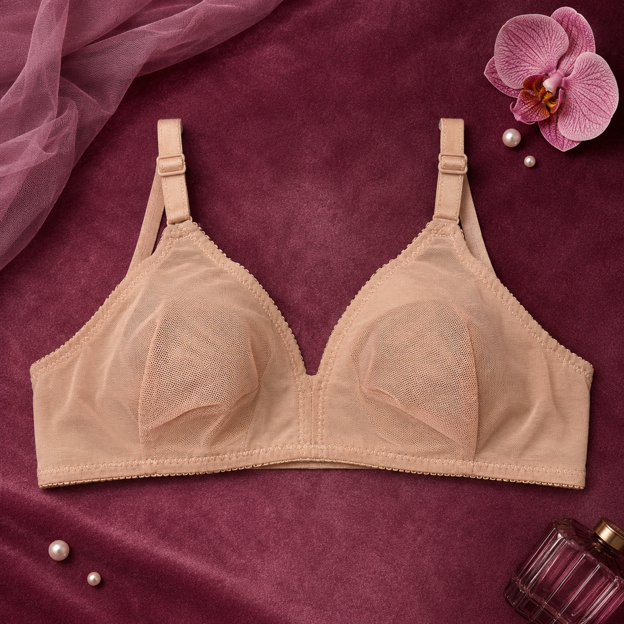 Neroli Botanical Mesh Contour Support Bra