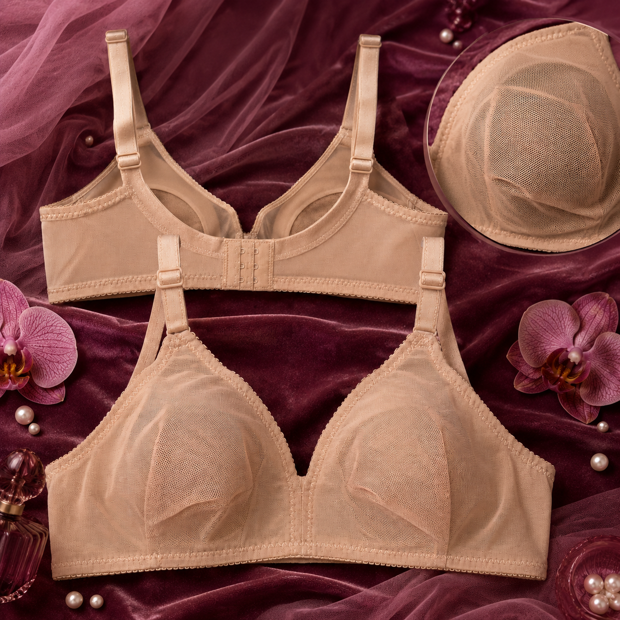 Neroli Botanical Mesh Contour Support Bra