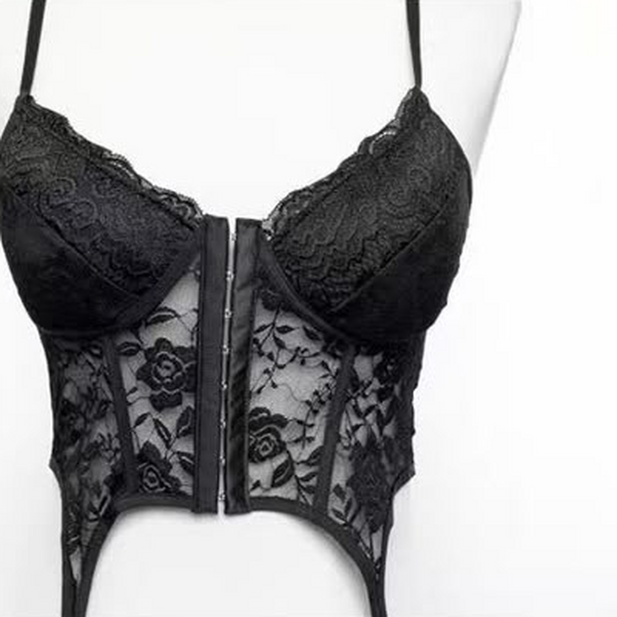 Celeste 3053 Front-Hook Lace Longline Bra