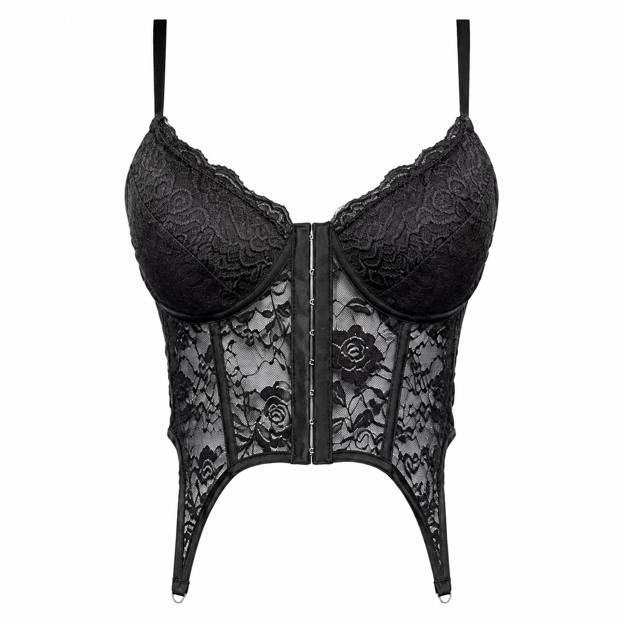 Celeste 3053 Front-Hook Lace Longline Bra