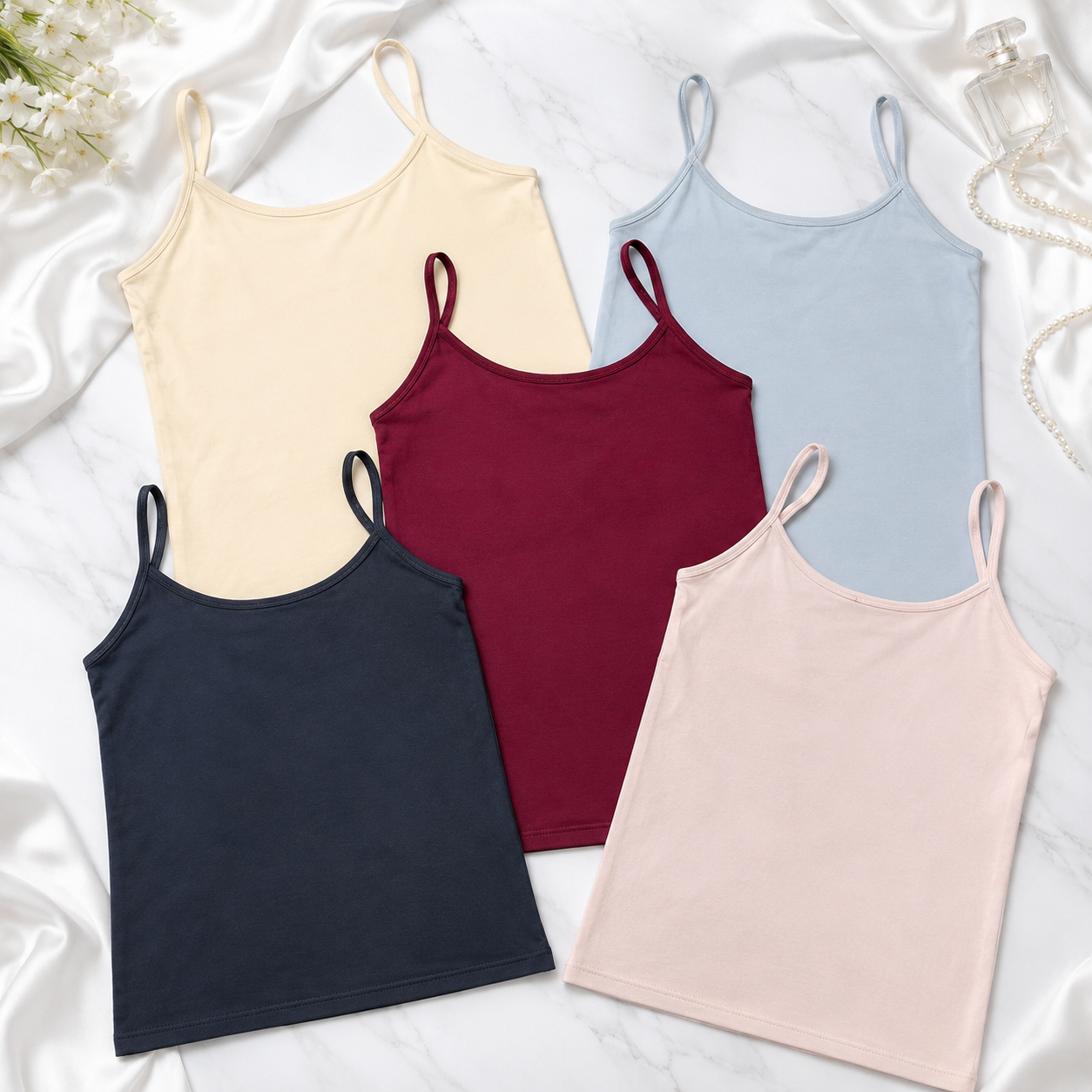 Sorelle Soft-Stretch Scoop-Neck Camisole