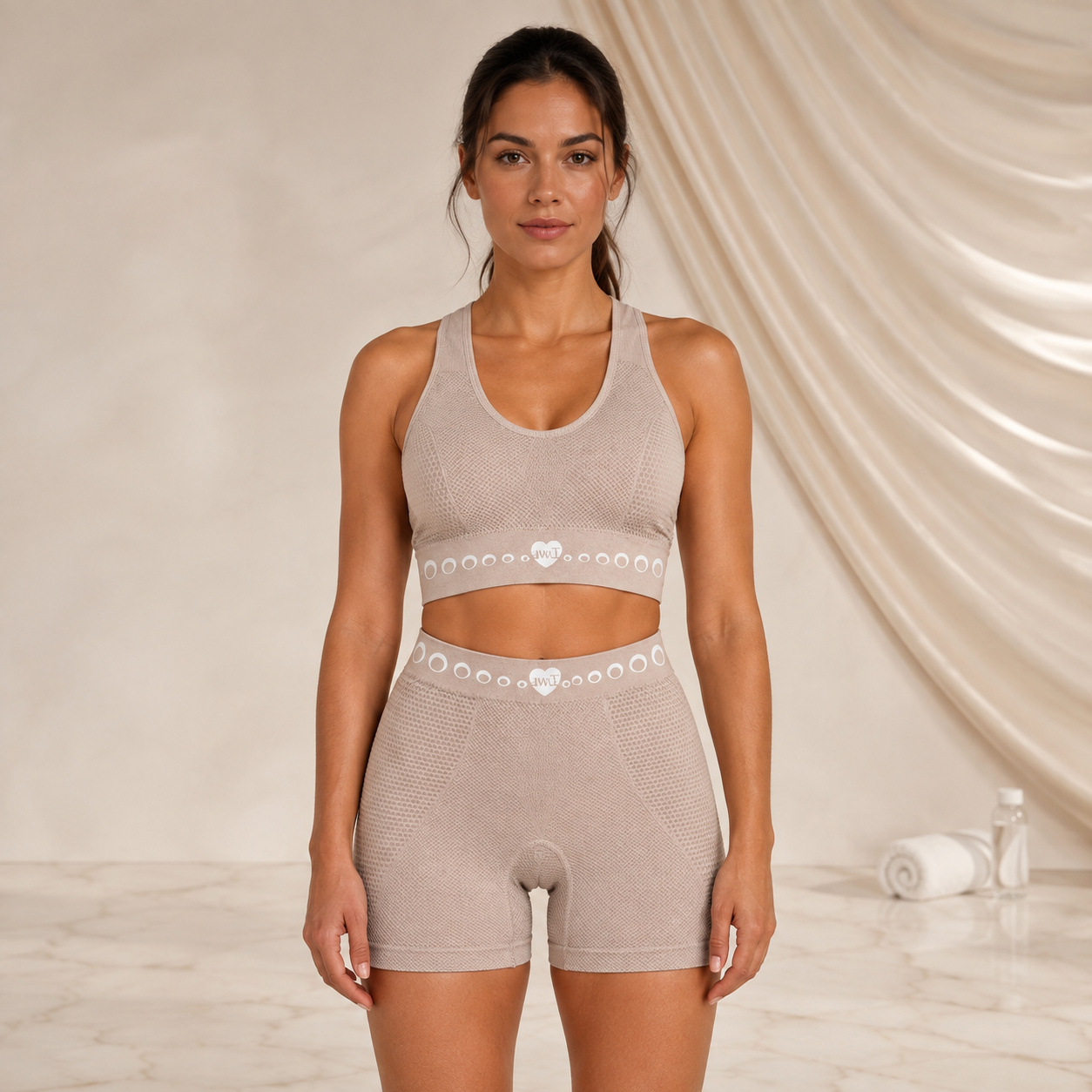AeroFlex Seamless Racerback Bra & Shaping Shorts Set